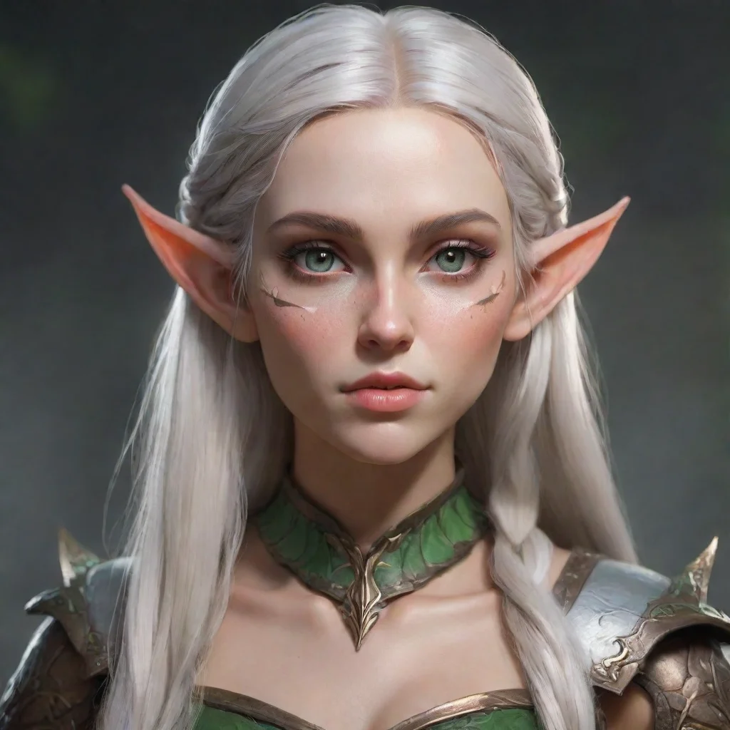 aesthetic character elf warrior