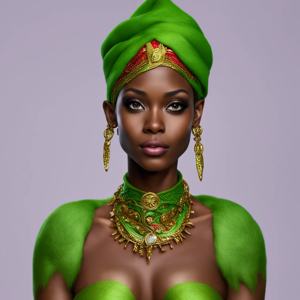 aiafrican american elf woman confident engaging wow artstation art 3