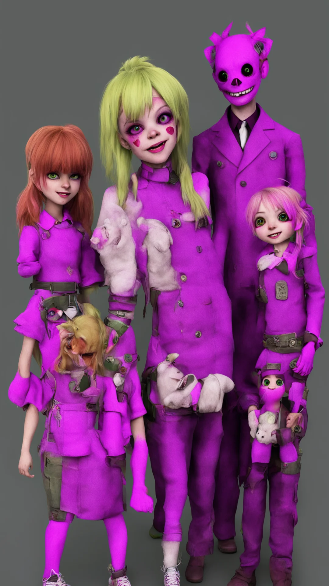 afton family confident engaging wow artstation art 3 tall
