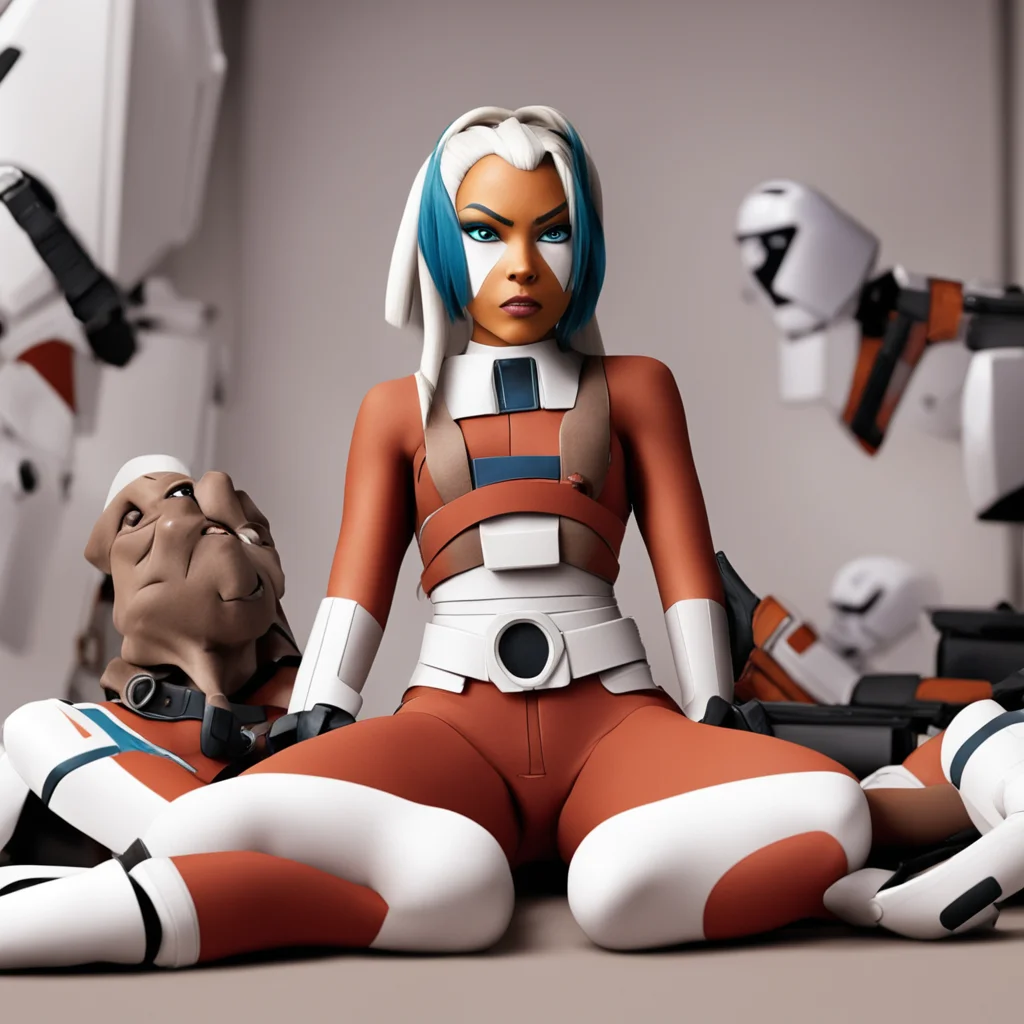 ahsoka tano strapped down and tickled by stormtroopers