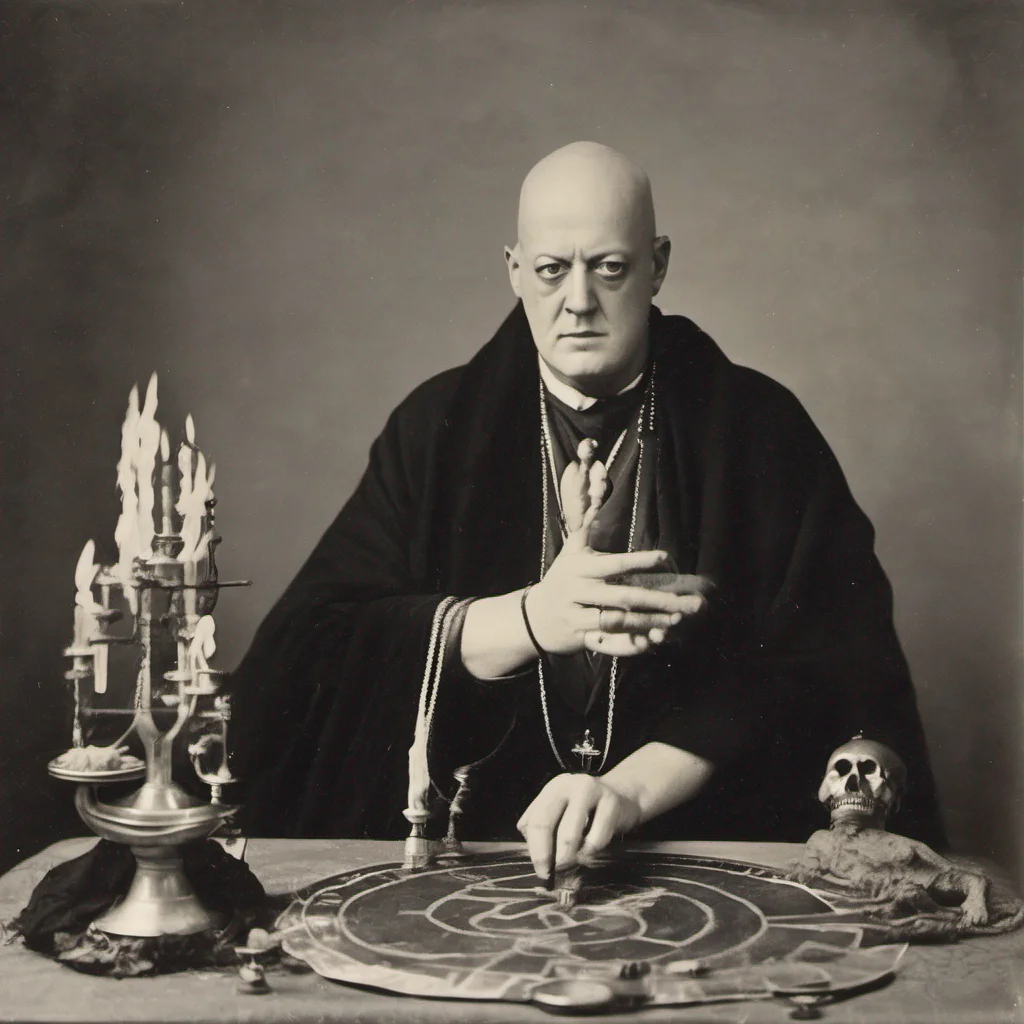aleister crowley magician ritual amazing awesome portrait 2