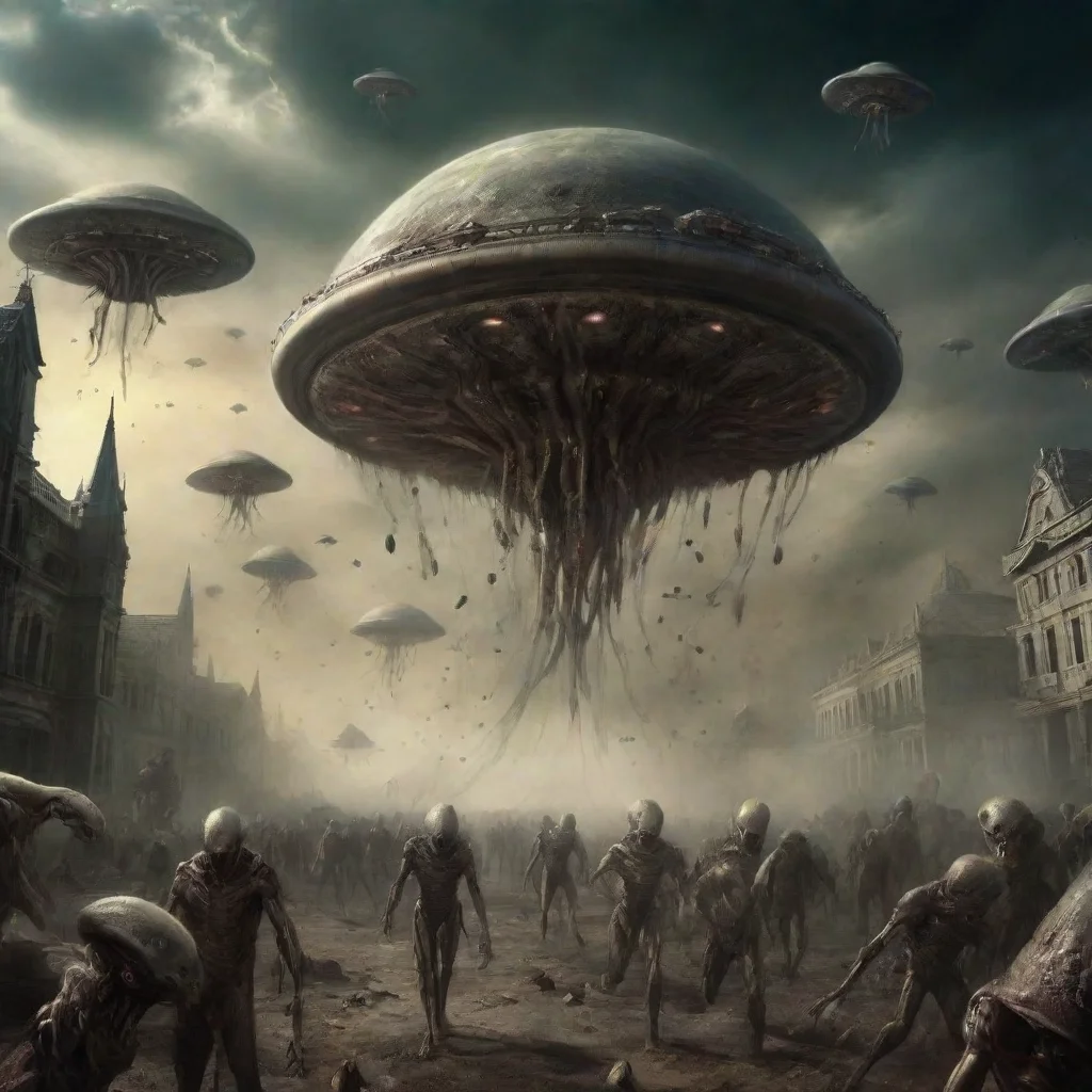 alien invasion in the style of dantes purgatorium