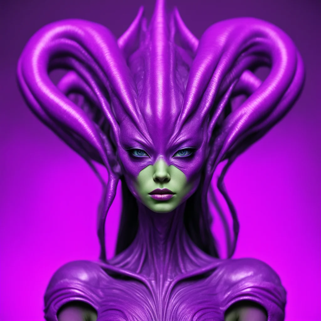 alien princess purple colours