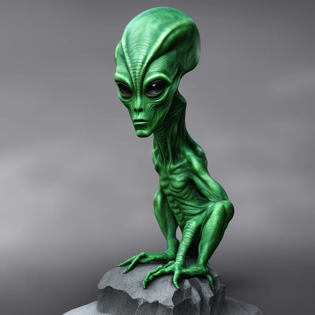 alien statue