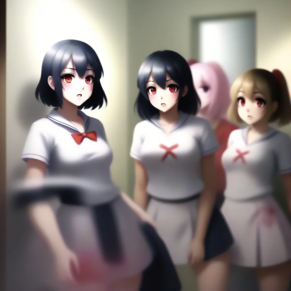 aiamazing  nostalgic yandere poke harem you hear a knock at the door awesome portrait 2