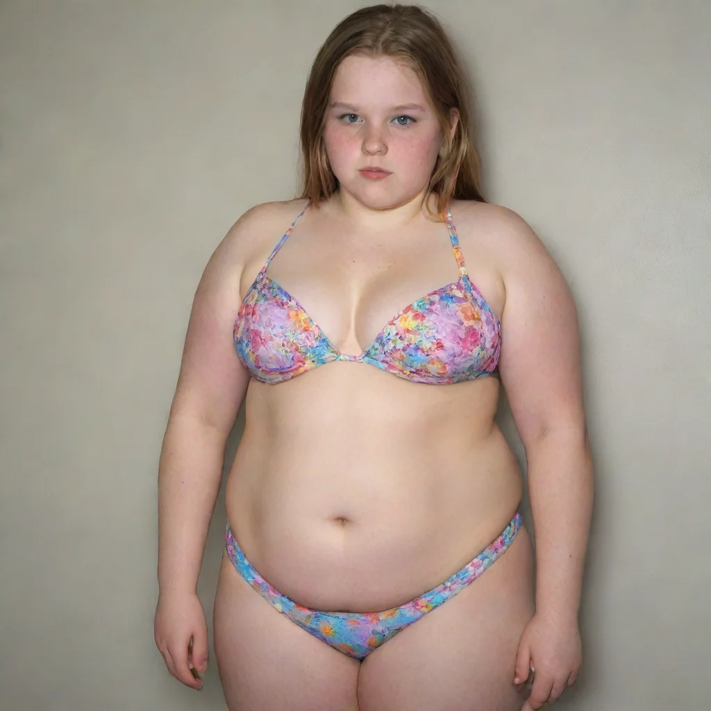 aiamazing 14 yo bikini girl%2C overweight  awesome portrait 2