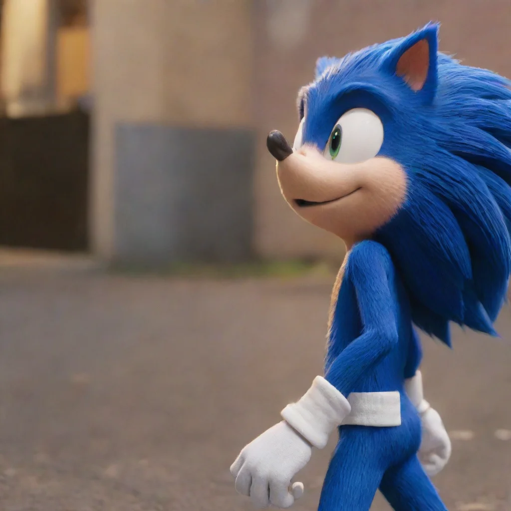 aiamazing 60ssonic the hedgehog 2020 movie in 60s styleknuckles awesome portrait 2