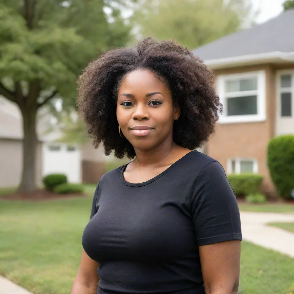 amazing a black woman living in the suburban neighborhood awesome portrait 2