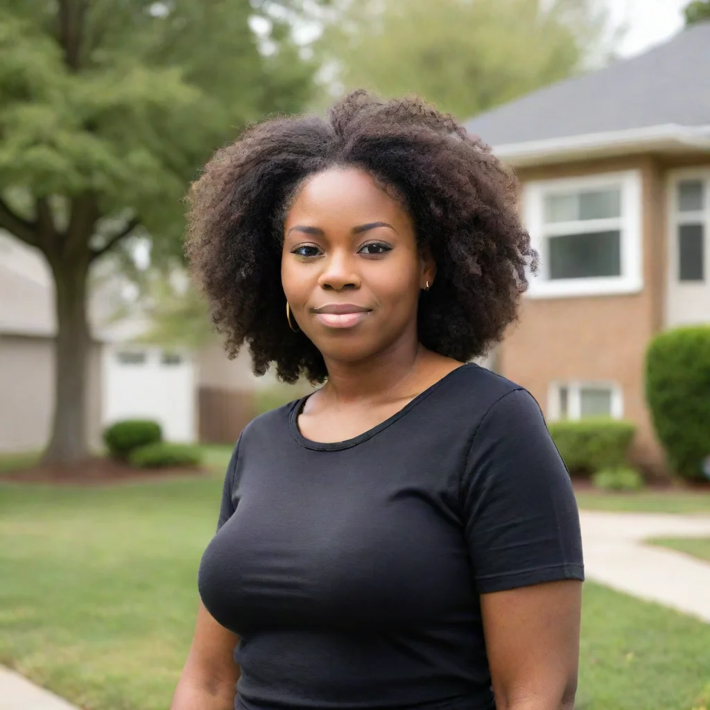 aiamazing a black woman living in the suburban neighborhood awesome portrait 2