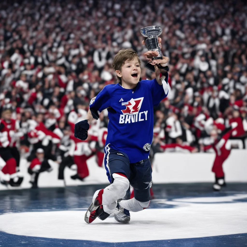 amazing a boy winning the stanley cup awesome portrait 2