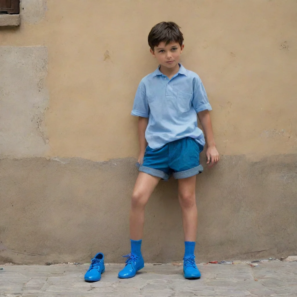 aiamazing a boy with blue shoes %2Ccinemati awesome portrait 2