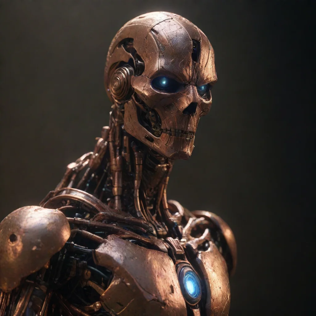 aiamazing a copper ultron from what if by beksinski unreal engine uplight aspect 34 awesome portrait 2