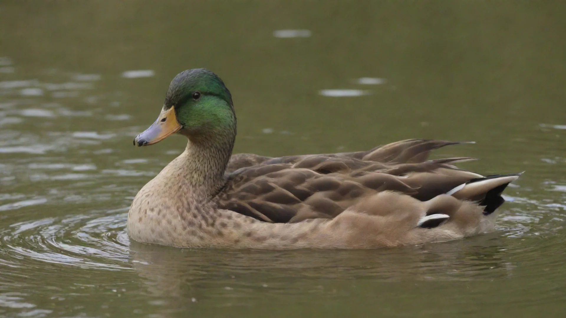 aiamazing a duck that quacks awesome portrait 2 wide