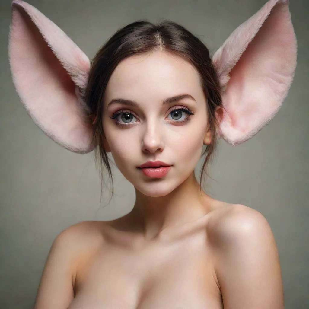 aiamazing a girl with large ears seductive awesome portrait 2