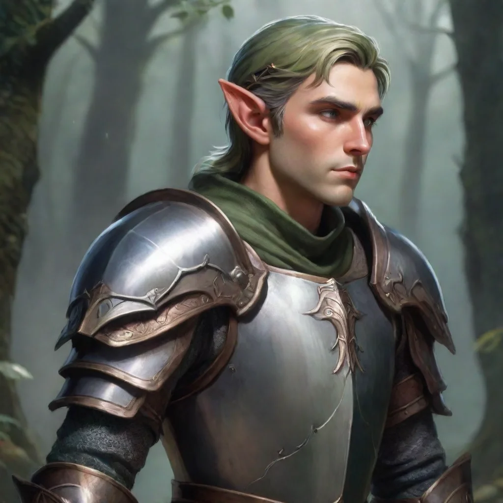 aiamazing a picture of a elf knight awesome portrait 2