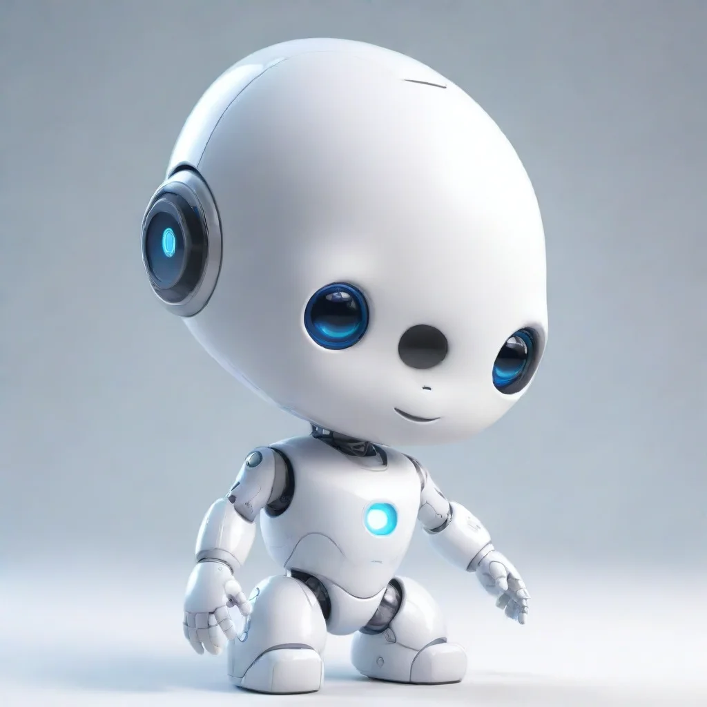 amazing a smart baby cartoon robot profile picture awesome portrait 2