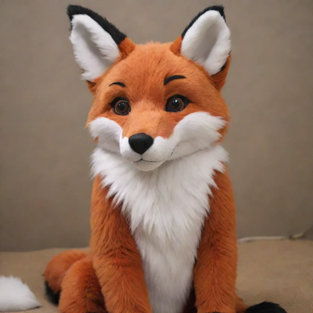 aiamazing a teddy red fox fursuit awesome portrait 2