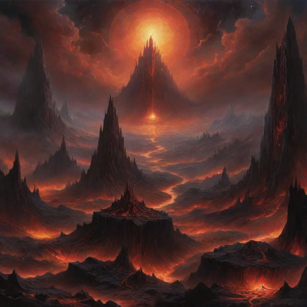 amazing abysmal dawn occult detailed lighting cosmic hellish landscape awesome portrait 2