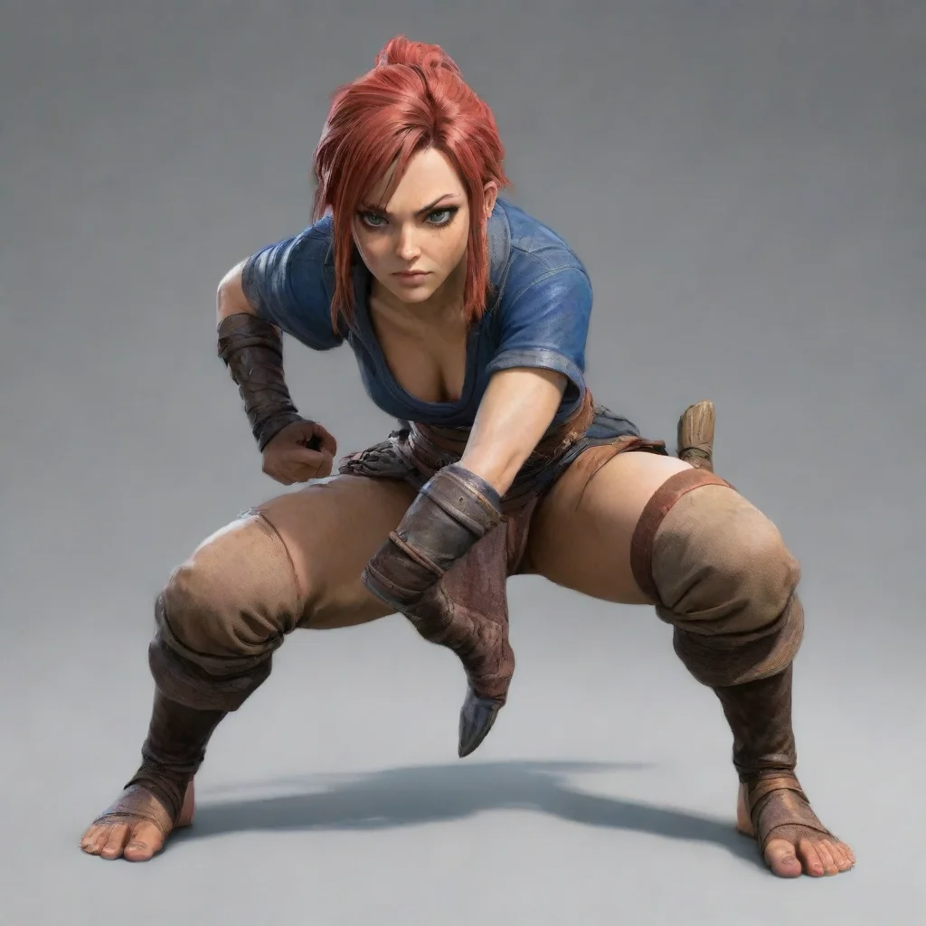 aiamazing action rpg%2C crouching pose awesome portrait 2