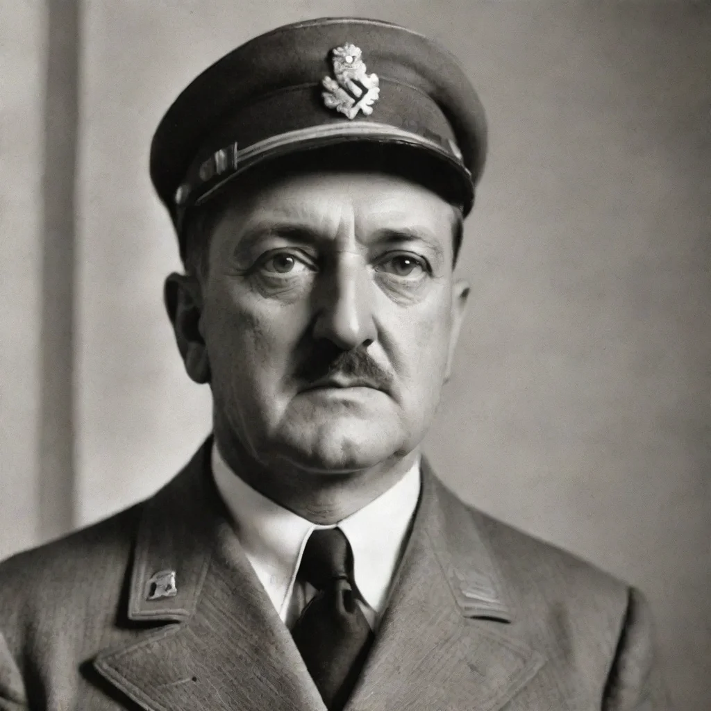 aiamazing adolf hitler with square head awesome portrait 2
