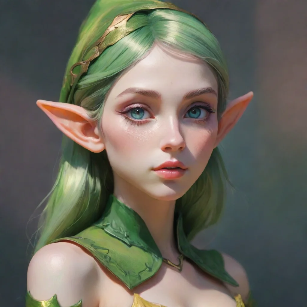 aiamazing aesthetic character elf abstract awesome portrait 2