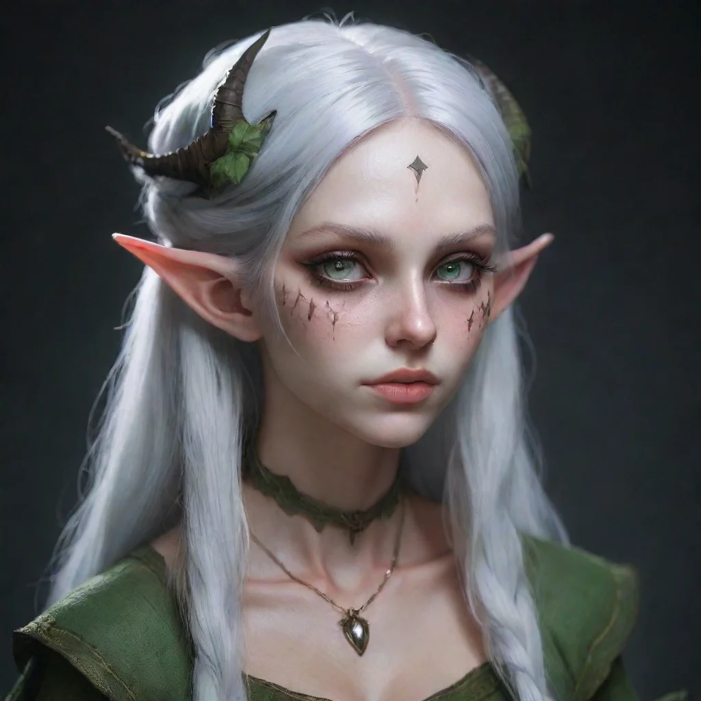 aiamazing aesthetic character elf demon awesome portrait 2