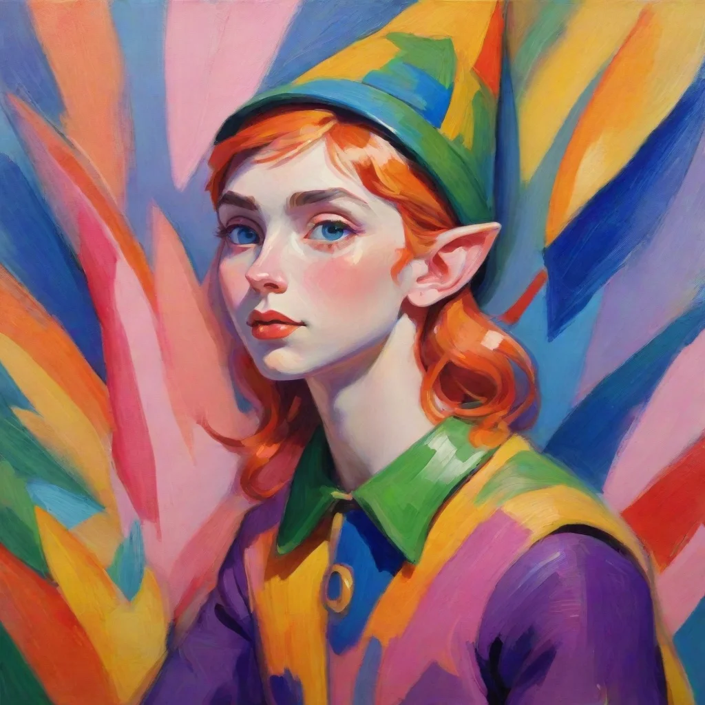 aiamazing aesthetic character elf fauvist awesome portrait 2