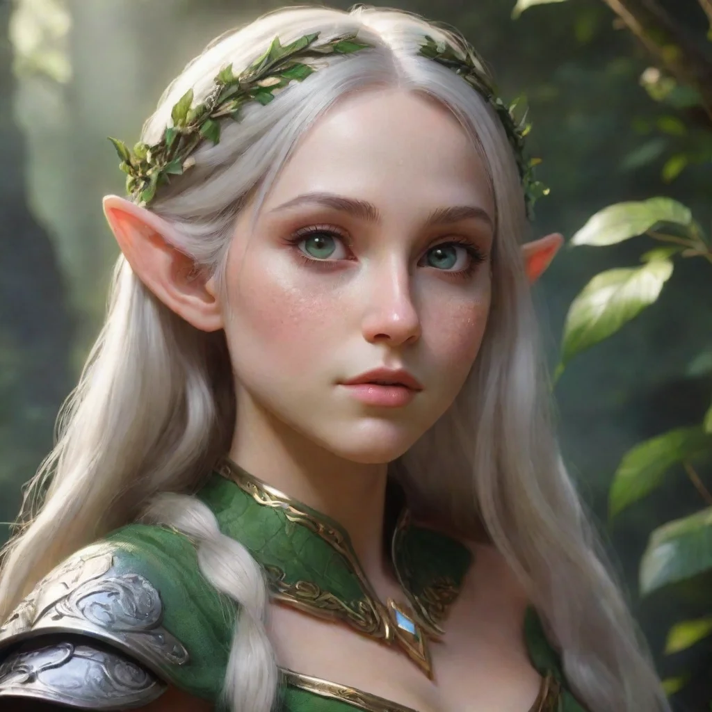 aiamazing aesthetic character elf majestic awesome portrait 2