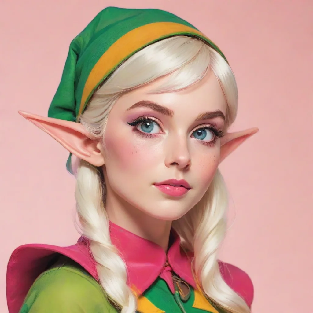 aiamazing aesthetic character elf pop art awesome portrait 2