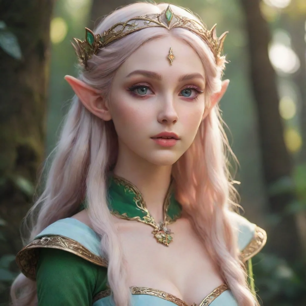 aiamazing aesthetic character elf princess awesome portrait 2