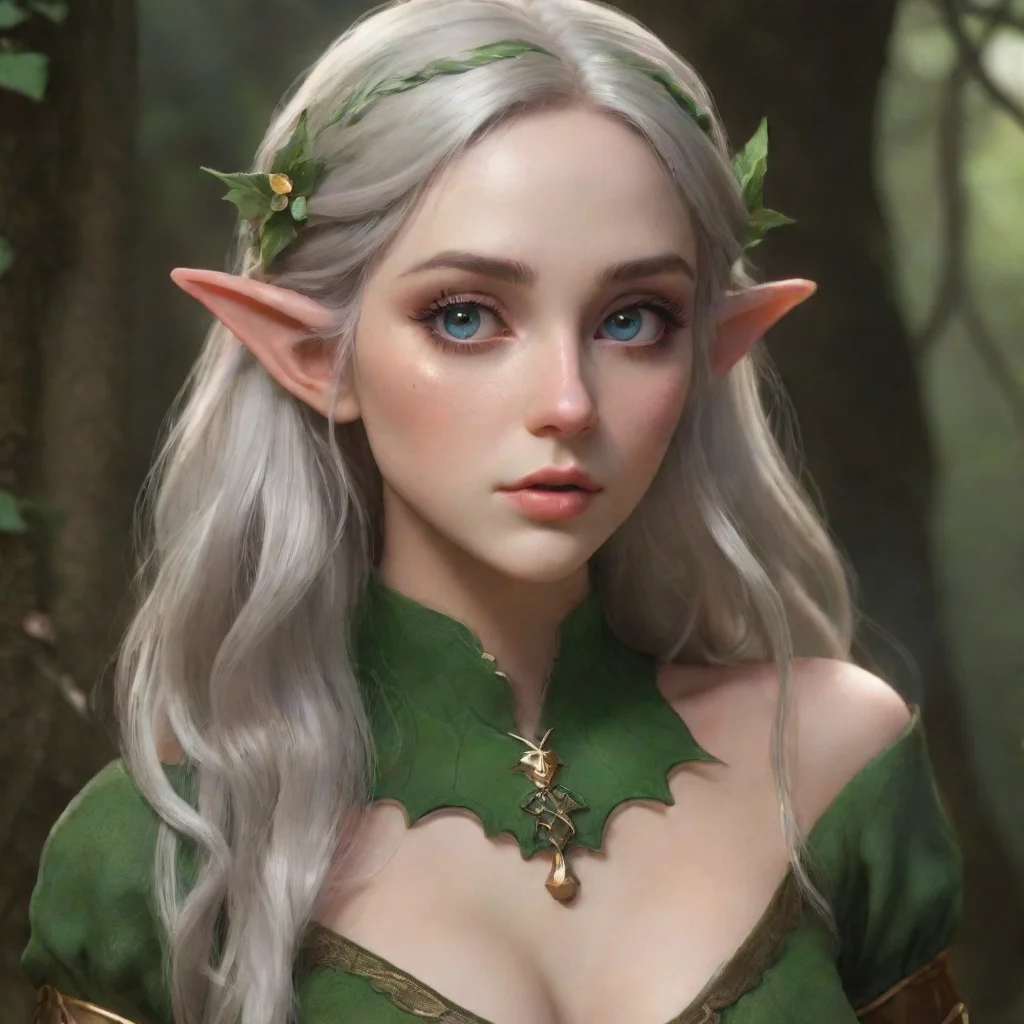 amazing aesthetic character elf seductive awesome portrait 2