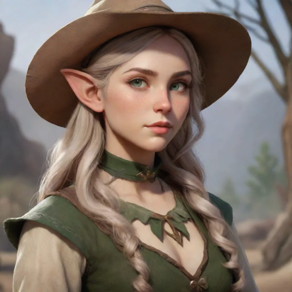 aiamazing aesthetic character elf western awesome portrait 2