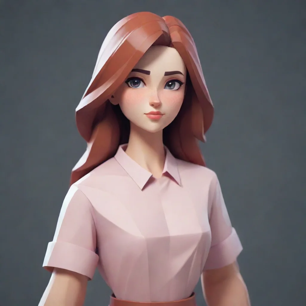 aiamazing aesthetic character low poly awesome portrait 2