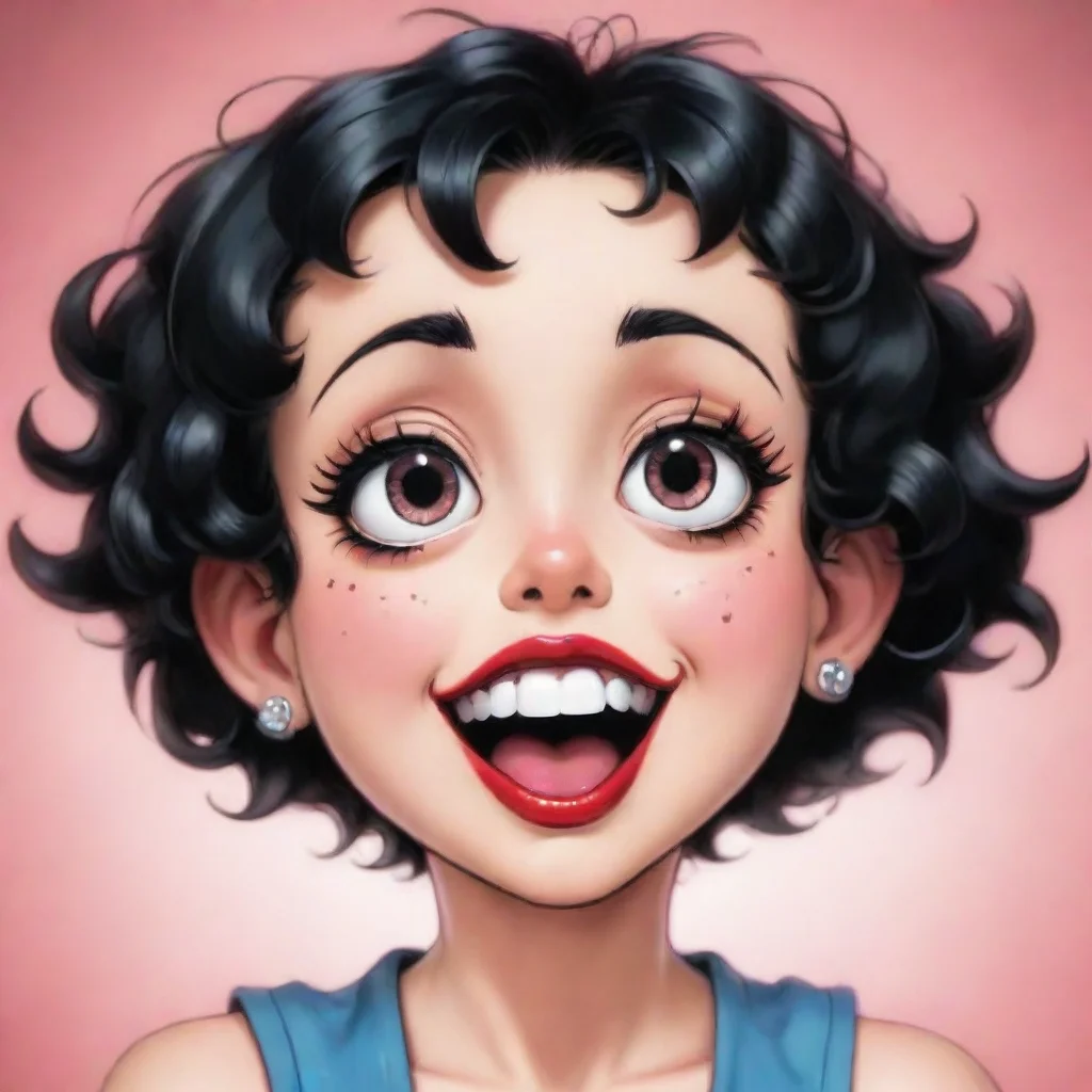 amazing ahegao face betty boop  awesome portrait 2