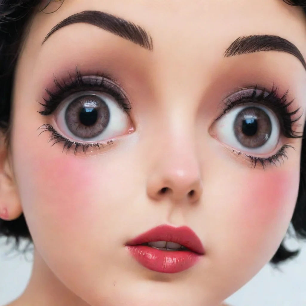amazing ahegao face betty boop face close up awesome portrait 2