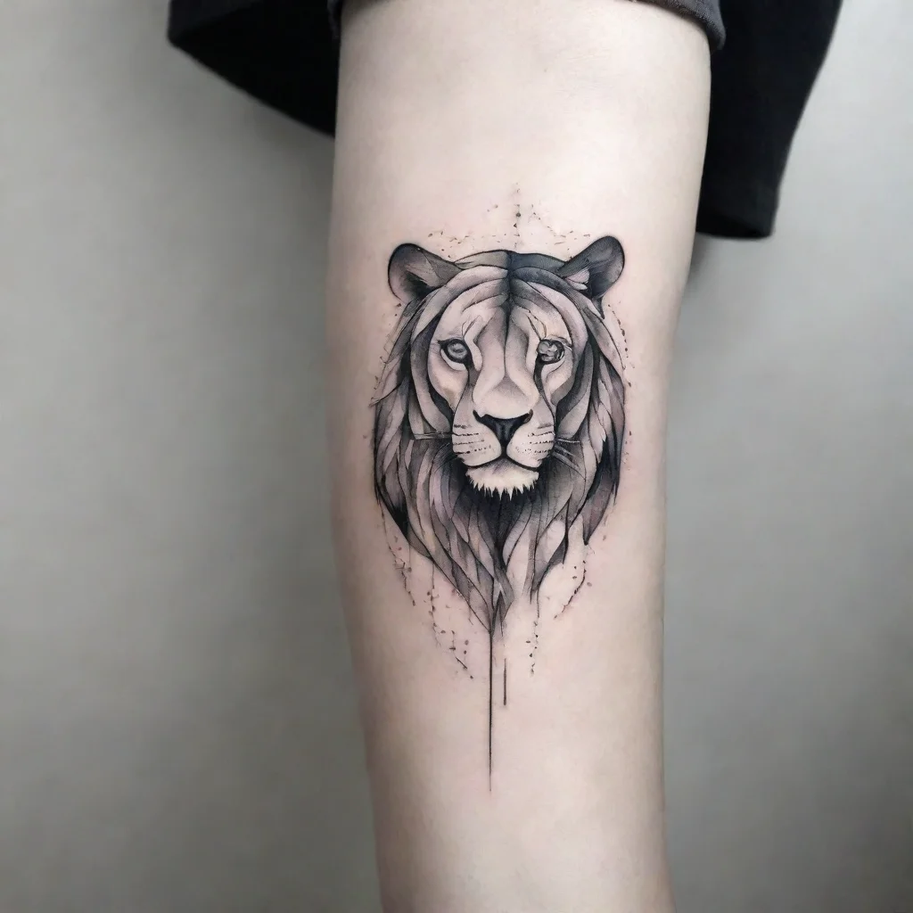 aiamazing animal fine line black and white tattoo awesome portrait 2