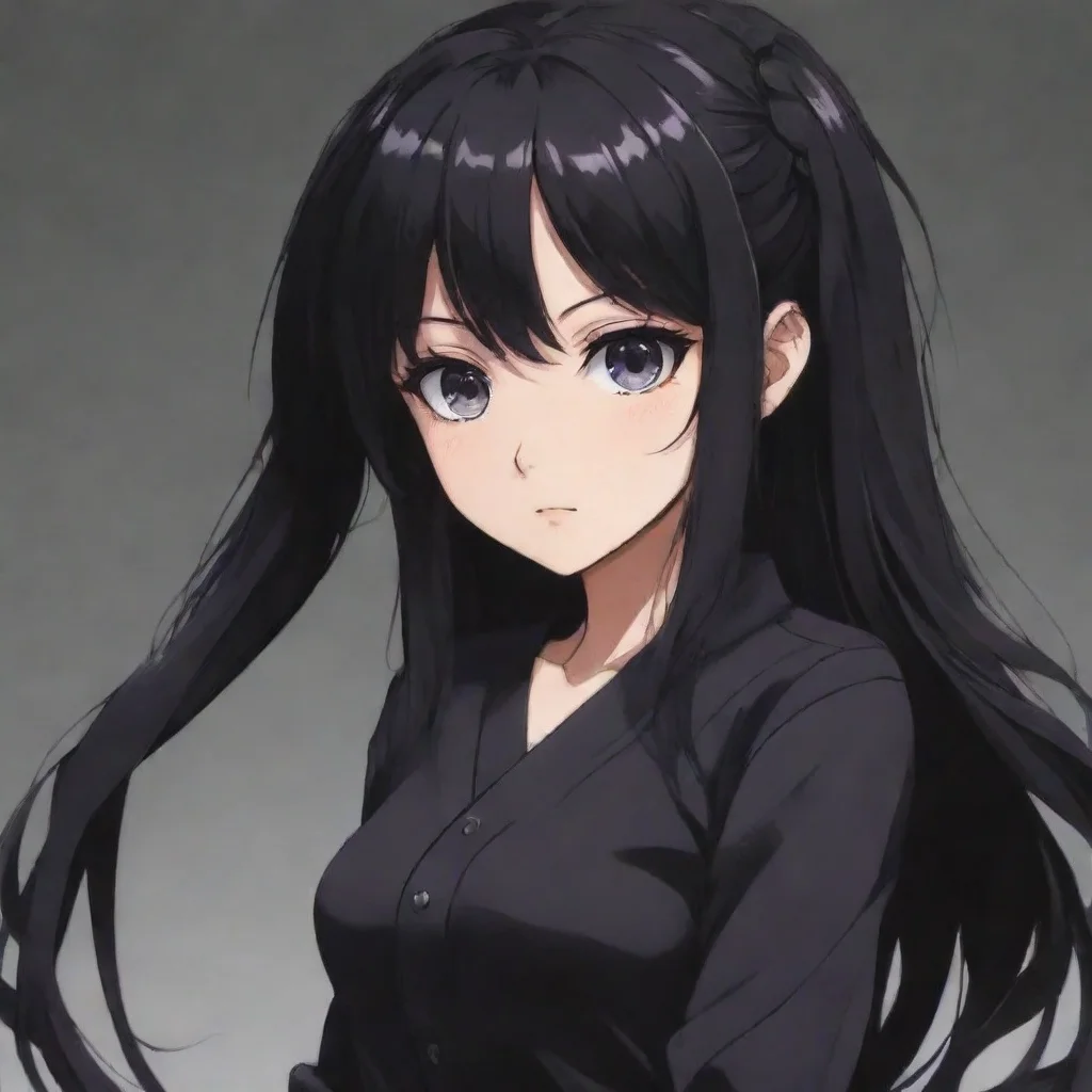 aiamazing anime%2C black awesome portrait 2