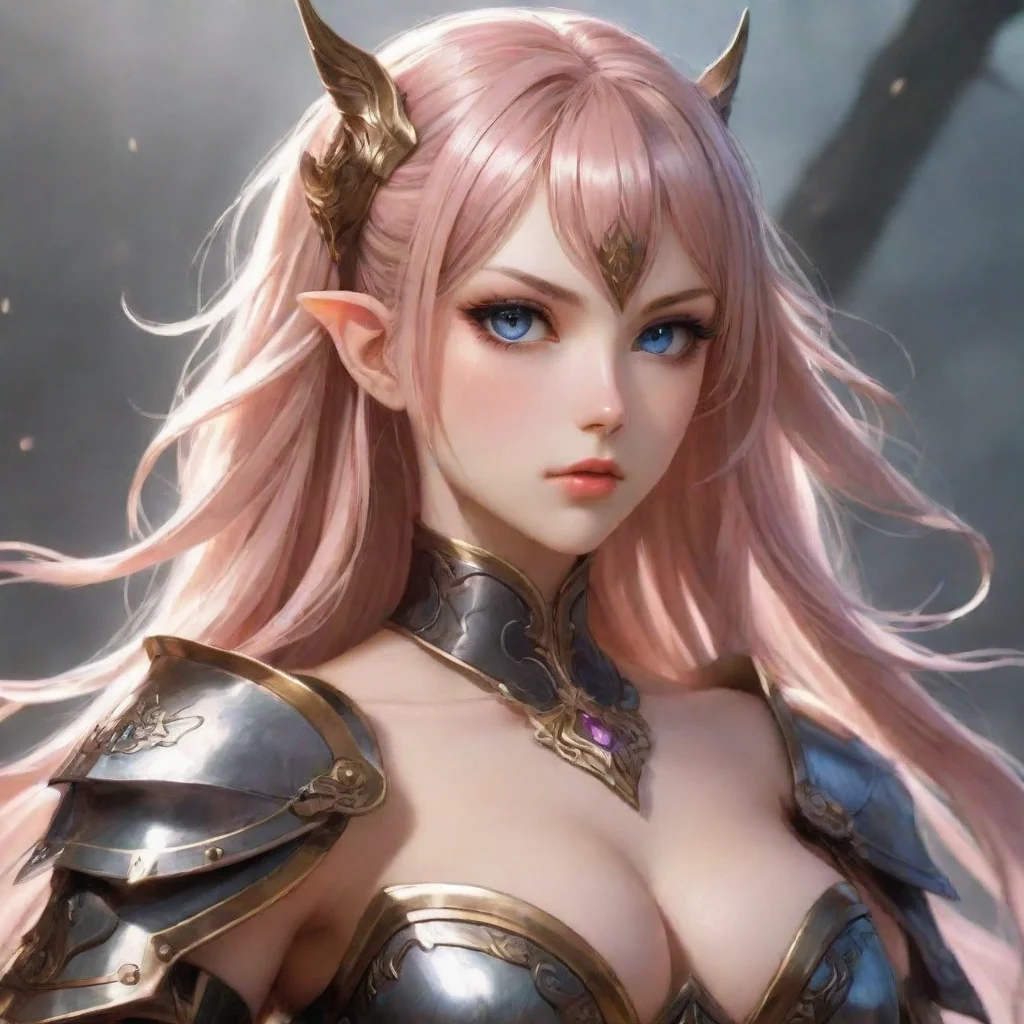 amazing anime feminine fantasy warrior awesome portrait 2