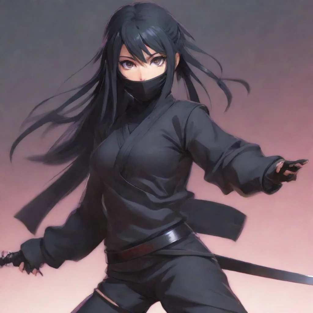 aiamazing anime ninja girl awesome portrait 2