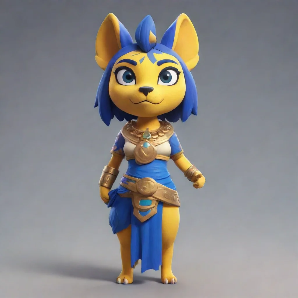 aiamazing ankha from animal crossing confident engaging wow artstation art 3 awesome portrait 2