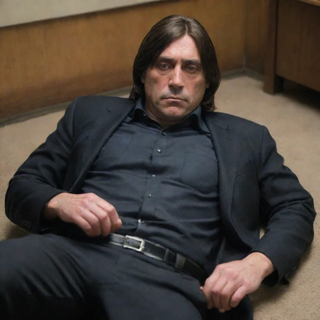 aiamazing anton chigurh laying down awesome portrait 2