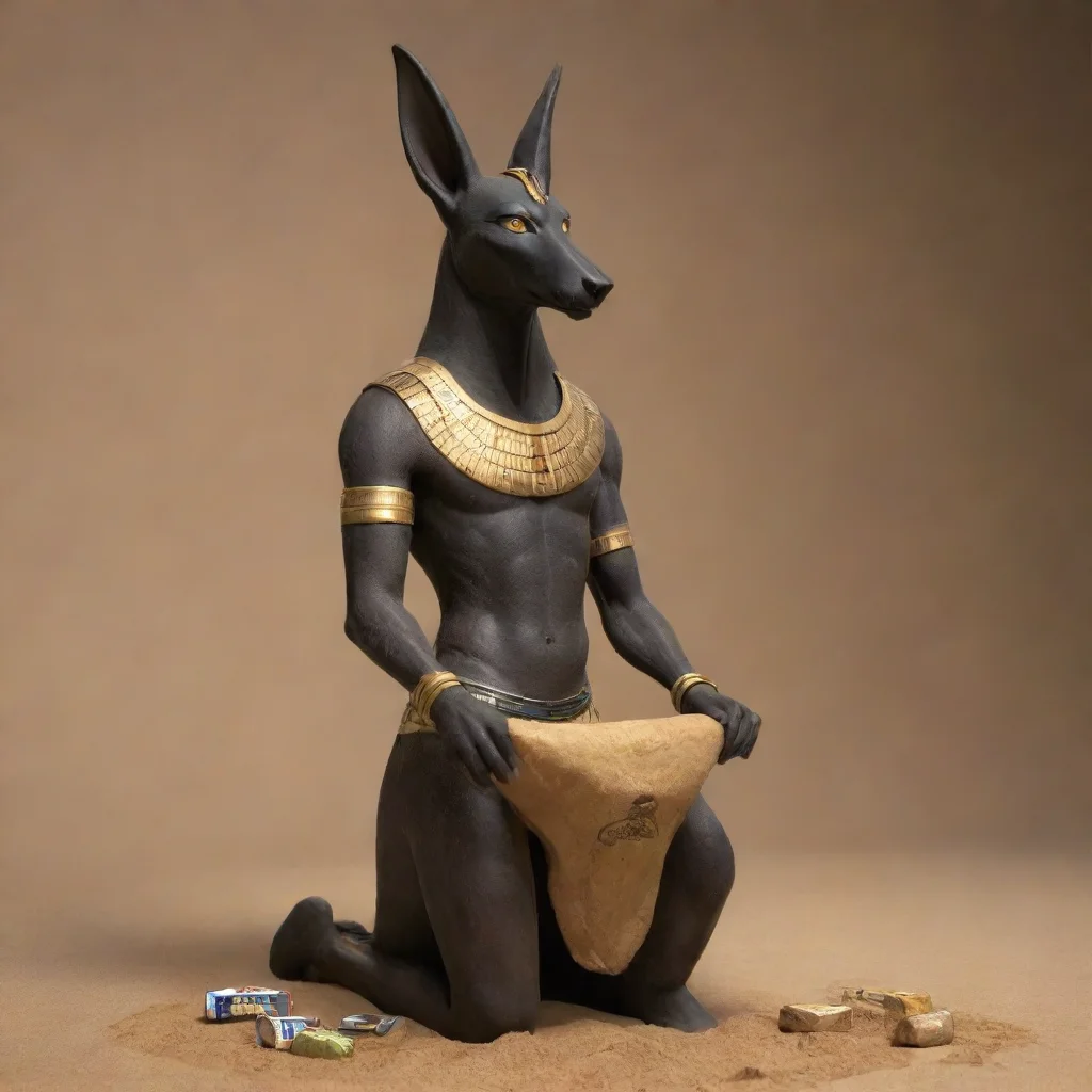aiamazing anubis con un pa%C3%B1al lleno de caca hd awesome portrait 2