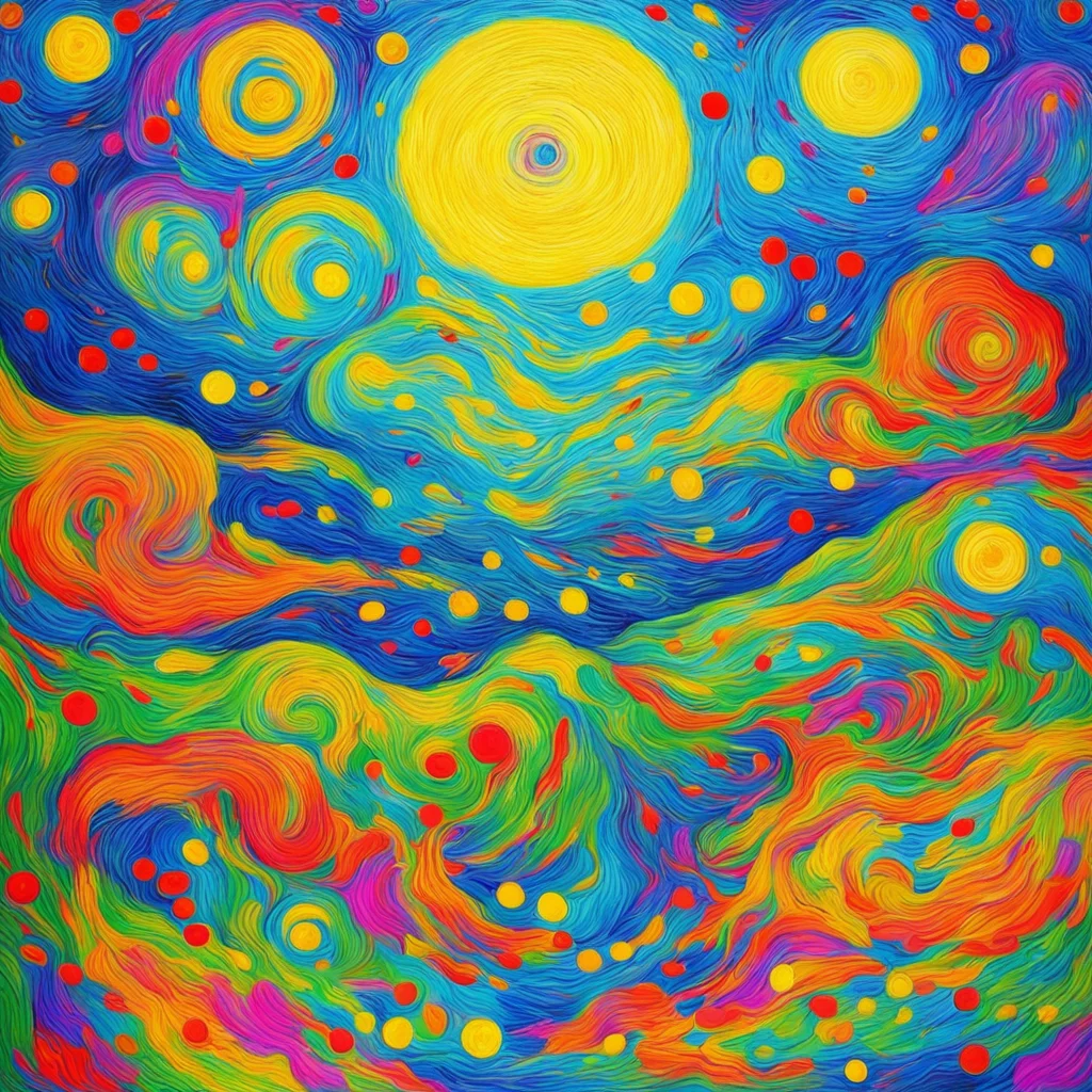 amazing artwork by van gogh colorful wonderful magic awesome portrait 2