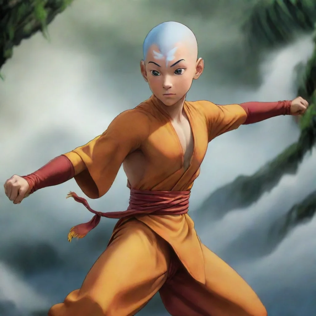 amazing avatar aang awesome portrait 2