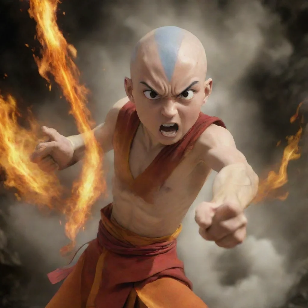 amazing avatar aang much angry awesome portrait 2