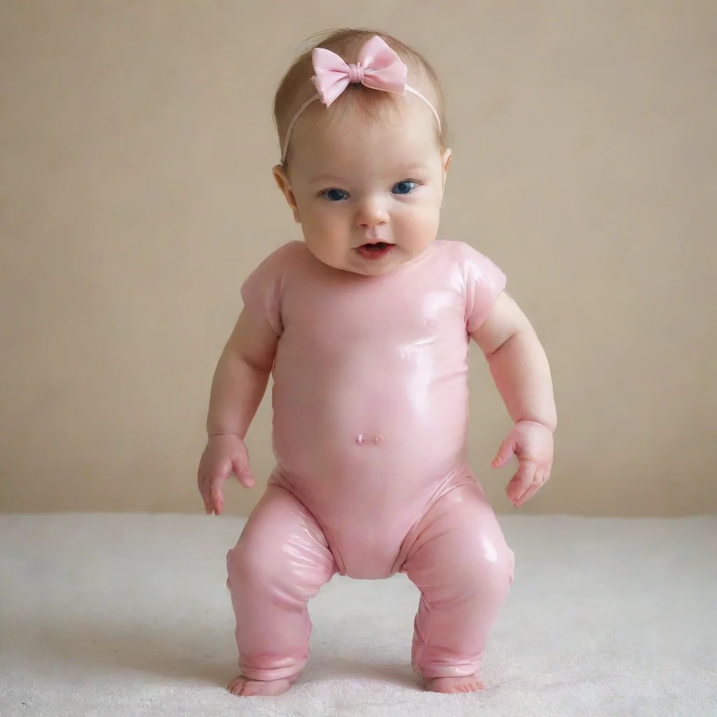 aiamazing baby wearing rubber baby pants. awesome portrait 2