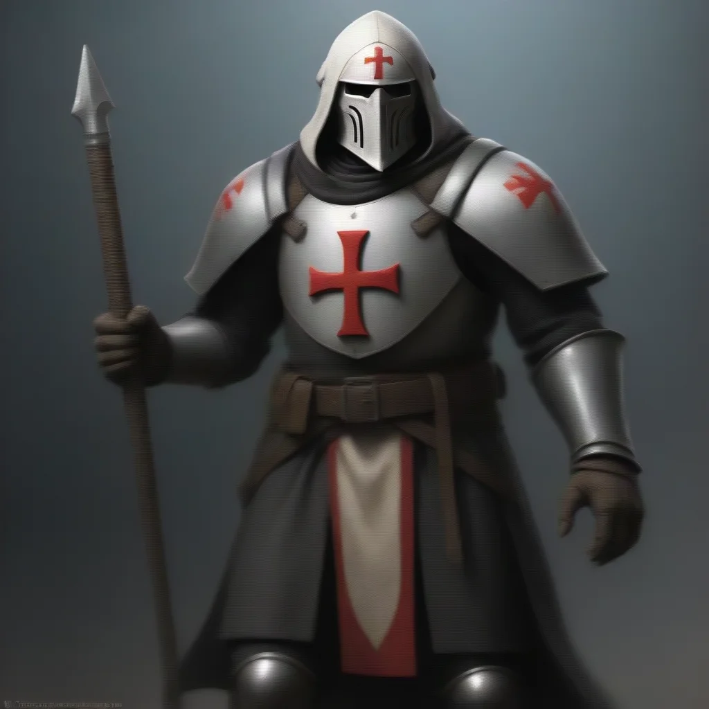 amazing bank templar from the crusaiders war awesome portrait 2