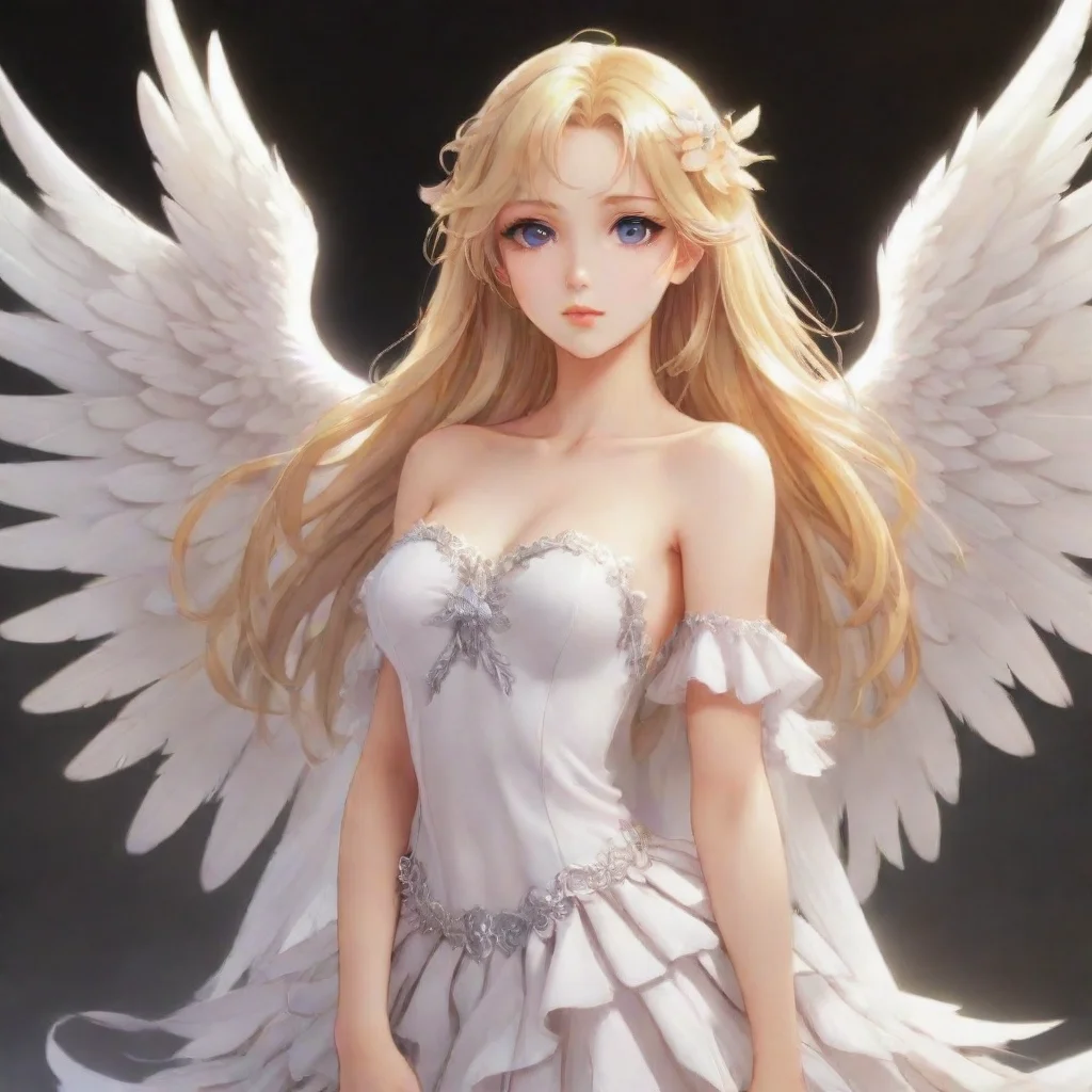 aiamazing beautiful blonde anime angel awesome portrait 2