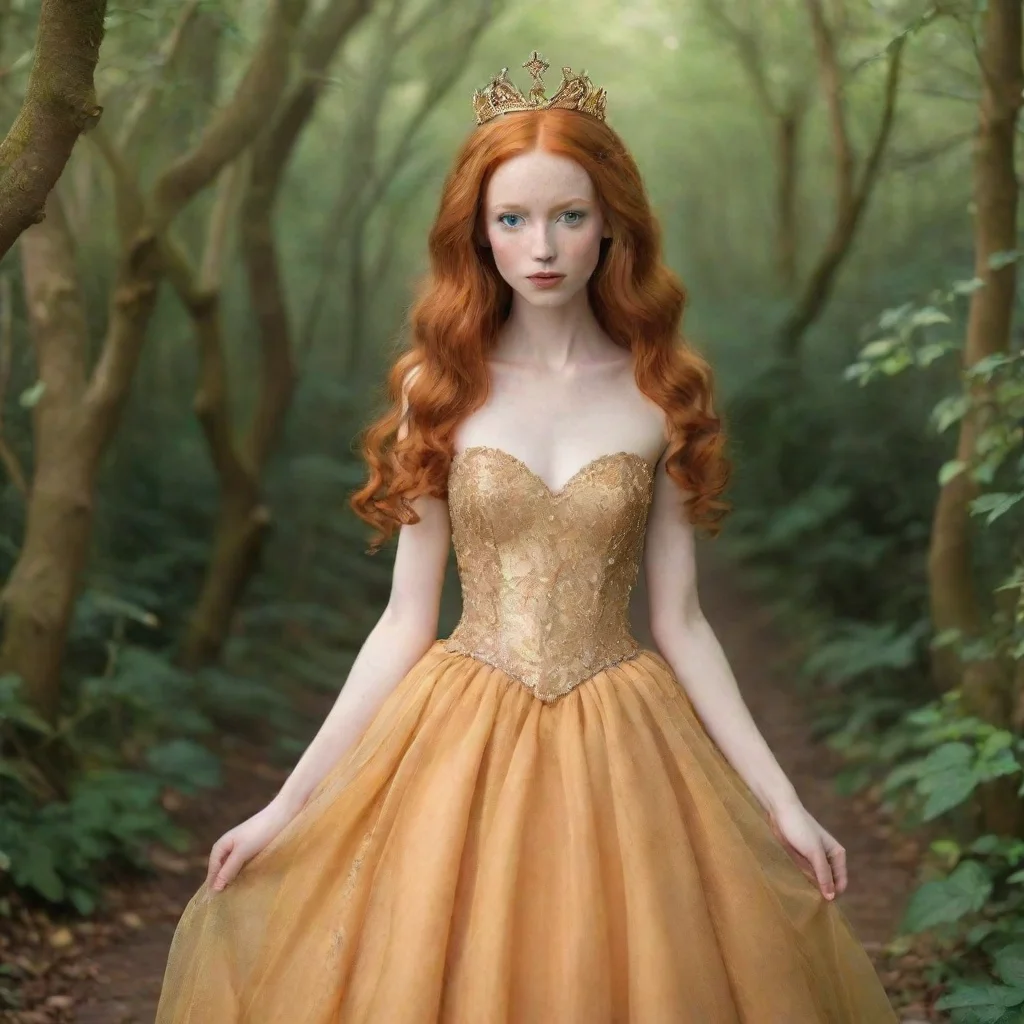 aiamazing beautiful enchanted skinny ginger princess  awesome portrait 2