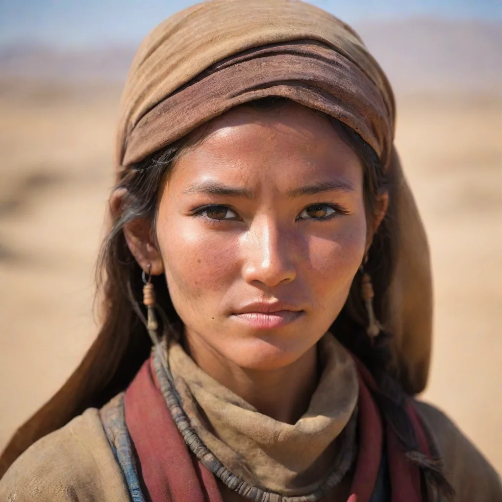 aiamazing beautiful nomad female awesome portrait 2